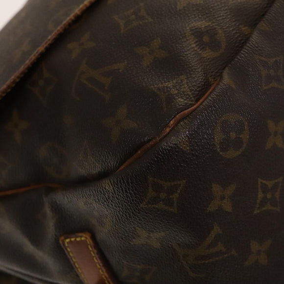 LOUIS VUITTON Monogram Saumur 35 Shoulder Bag M42254 LV Auth 140247