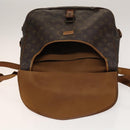 LOUIS VUITTON Monogram Saumur 35 Shoulder Bag M42254 LV Auth 140247-20