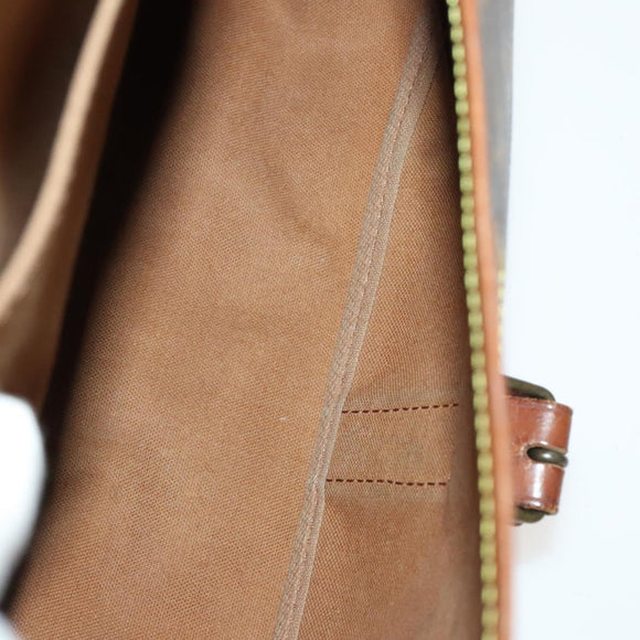 LOUIS VUITTON Monogram Saumur 35 Shoulder Bag M42254 LV Auth 140247