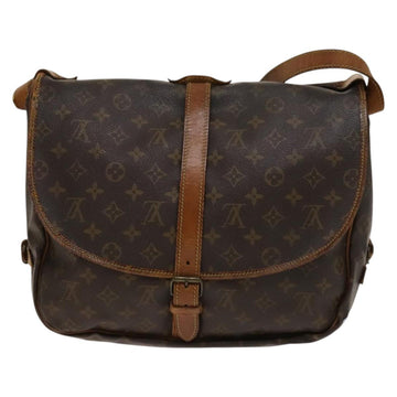 LOUIS VUITTON Monogram Saumur 35 Shoulder Bag M42254 LV Auth 140247 - 0