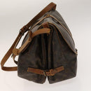 LOUIS VUITTON Monogram Saumur 35 Shoulder Bag M42254 LV Auth 140247-3