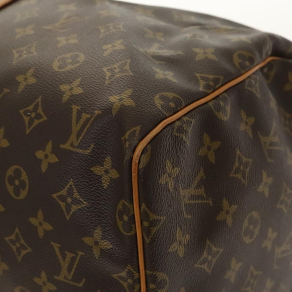 LOUIS VUITTON Monogram Keepall 55 Boston Bag M41424 LV Auth 140251