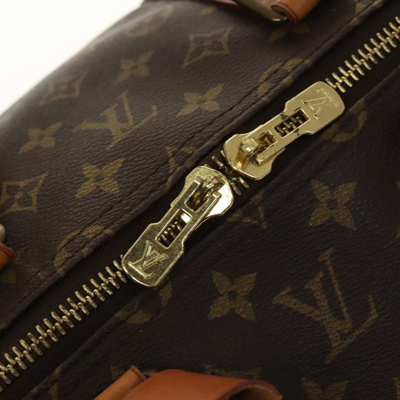 LOUIS VUITTON Monogram Keepall 55 Boston Bag M41424 LV Auth 140251