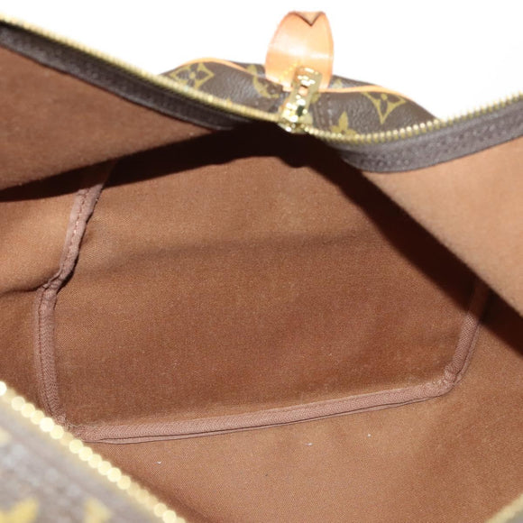 LOUIS VUITTON Monogram Keepall 55 Boston Bag M41424 LV Auth 140251