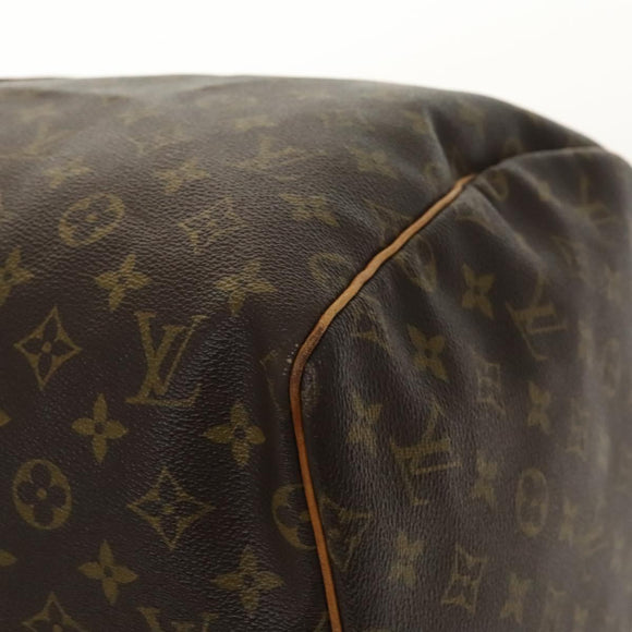 LOUIS VUITTON Monogram Keepall 55 Boston Bag M41424 LV Auth 140252
