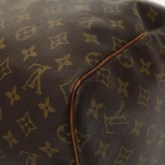 LOUIS VUITTON Monogram Keepall 55 Boston Bag M41424 LV Auth 140252