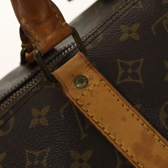 LOUIS VUITTON Monogram Keepall 55 Boston Bag M41424 LV Auth 140252