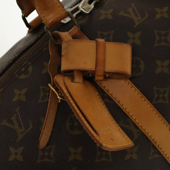 LOUIS VUITTON Monogram Keepall 55 Boston Bag M41424 LV Auth 140252