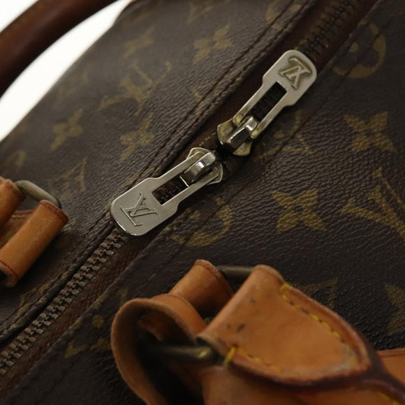 LOUIS VUITTON Monogram Keepall 55 Boston Bag M41424 LV Auth 140252