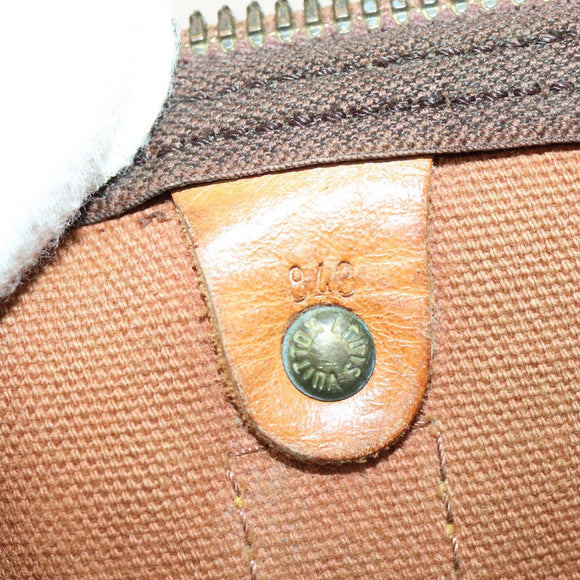 LOUIS VUITTON Monogram Keepall 55 Boston Bag M41424 LV Auth 140252