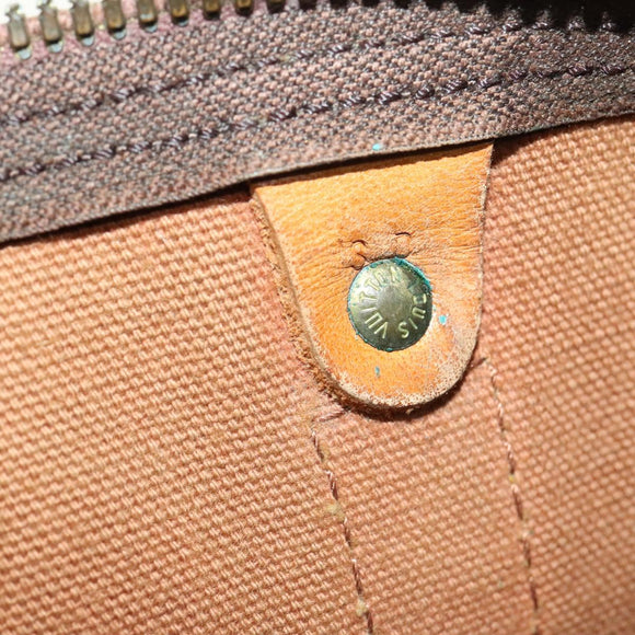 LOUIS VUITTON Monogram Keepall 55 Boston Bag M41424 LV Auth 140252