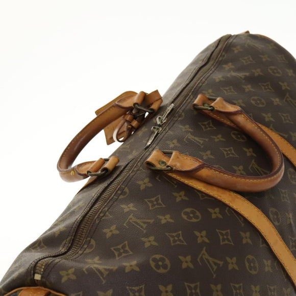 LOUIS VUITTON Monogram Keepall 55 Boston Bag M41424 LV Auth 140252