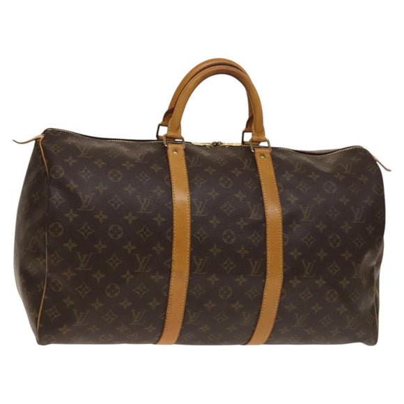 LOUIS VUITTON Monogram Keepall 50 Boston Bag M41426 LV Auth 140253