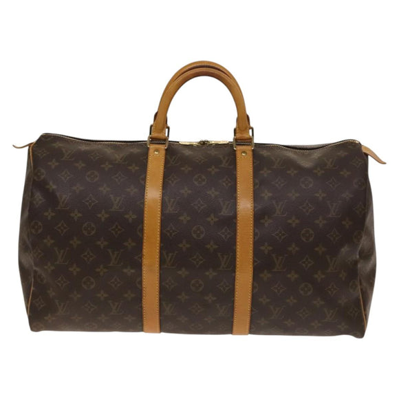 LOUIS VUITTON Monogram Keepall 50 Boston Bag M41426 LV Auth 140253