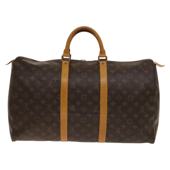 LOUIS VUITTON Monogram Keepall 50 Boston Bag M41426 LV Auth 140253