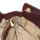 BOTTEGA VENETA INTRECCIATO Hand Bag Leather Brown Auth 140254-19