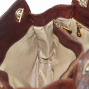 BOTTEGA VENETA INTRECCIATO Hand Bag Leather Brown Auth 140254-21