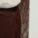 BOTTEGA VENETA INTRECCIATO Hand Bag Leather Brown Auth 140254-4