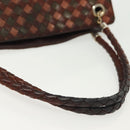 BOTTEGA VENETA INTRECCIATO Hand Bag Leather Brown Auth 140254-8