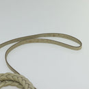 Miu Miu Matelasse Hand Bag Leather 2way Beige Gold Auth 140255-10