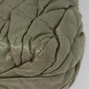 Miu Miu Matelasse Hand Bag Leather 2way Beige Gold Auth 140255-15