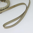 Miu Miu Matelasse Hand Bag Leather 2way Beige Gold Auth 140255-9