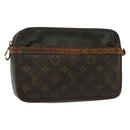 LOUIS VUITTON Monogram Compiegne 23 Clutch Bag M51847 LV Auth 140256-1