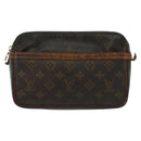 LOUIS VUITTON Monogram Compiegne 23 Clutch Bag M51847 LV Auth 140256-13