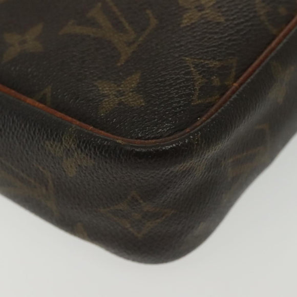 LOUIS VUITTON Monogram Compiegne 23 Clutch Bag M51847 LV Auth 140256