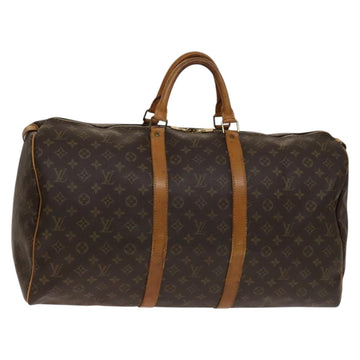 LOUIS VUITTON Monogram Keepall 55 Boston Bag M41424 LV Auth 140260