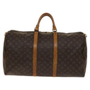 LOUIS VUITTON Monogram Keepall 55 Boston Bag M41424 LV Auth 140260-2