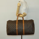 LOUIS VUITTON Monogram Keepall 55 Boston Bag M41424 LV Auth 140260-21