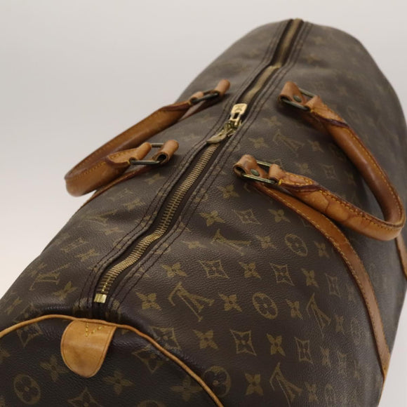 LOUIS VUITTON Monogram Keepall 55 Boston Bag M41424 LV Auth 140260