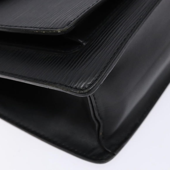 LOUIS VUITTON Epi Monceau 28 Hand Bag Black M52122 LV Auth 140261