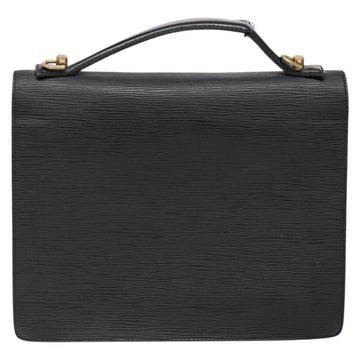 LOUIS VUITTON Epi Monceau 28 Hand Bag Black M52122 LV Auth 140261 - 0
