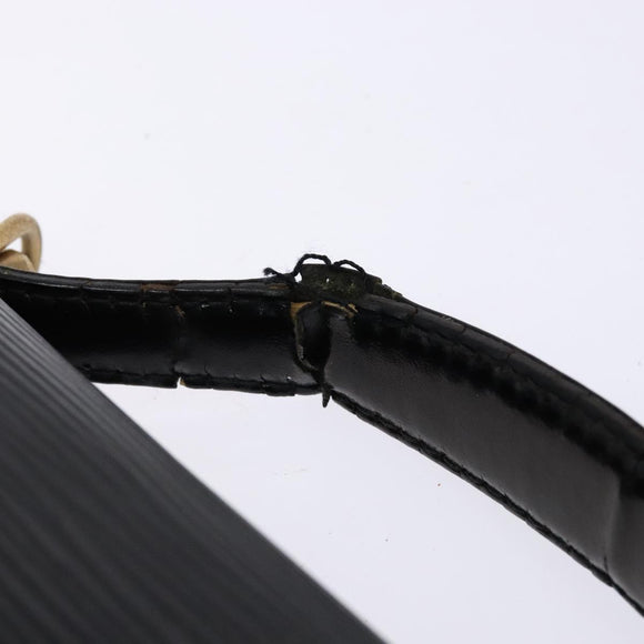 LOUIS VUITTON Epi Monceau 28 Hand Bag Black M52122 LV Auth 140261