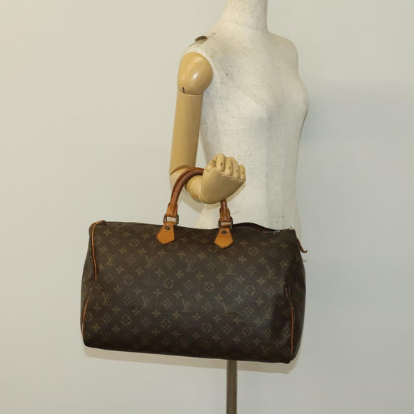 LOUIS VUITTON Monogram Speedy 40 Hand Bag M41522 LV Auth 140264