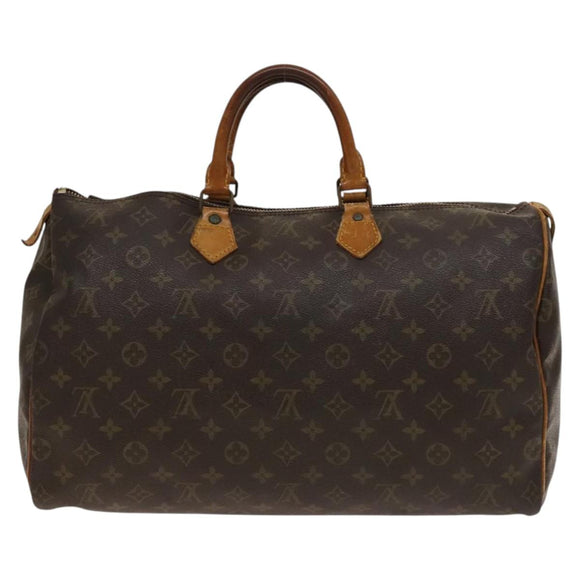 LOUIS VUITTON Monogram Speedy 40 Hand Bag M41522 LV Auth 140264