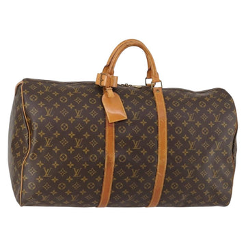 LOUIS VUITTON Monogram Keepall 60 Boston Bag M41422 LV Auth 140266