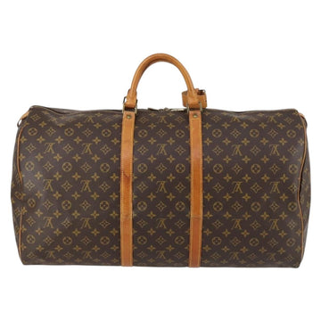 LOUIS VUITTON Monogram Keepall 60 Boston Bag M41422 LV Auth 140266 - 0