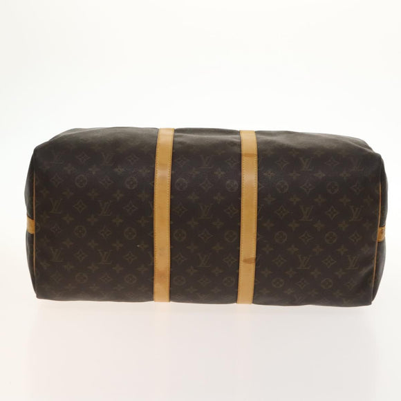 LOUIS VUITTON Monogram Keepall Bandouliere 55 Boston Bag M41414 LV Auth 140268