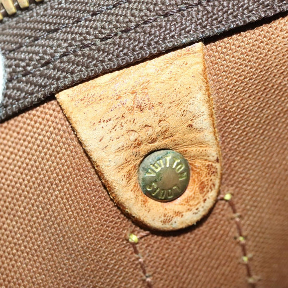 LOUIS VUITTON Monogram Keepall Bandouliere 55 Boston Bag M41414 LV Auth 140268