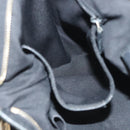 GUCCI GG Canvas Abbey Shoulder Bag Black Gold 131326 Auth 140269-22