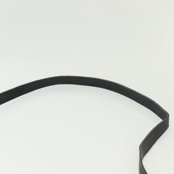 GUCCI GG Canvas Abbey Shoulder Bag Black Gold 131326 Auth 140269