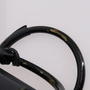 GUCCI Hand Bag Leather 2way Black Silver 000 2058 0307 5 Auth 140270-9