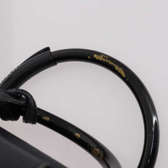 GUCCI Hand Bag Leather 2way Black Silver 000 2058 0307 5 Auth 140270