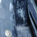 GUCCI Hand Bag Leather 2way Black Silver 000 2058 0307 5 Auth 140270-21