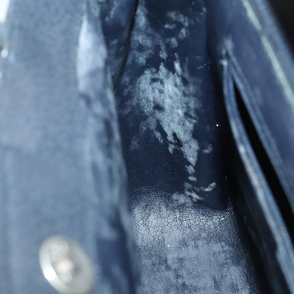 GUCCI Hand Bag Leather 2way Black Silver 000 2058 0307 5 Auth 140270