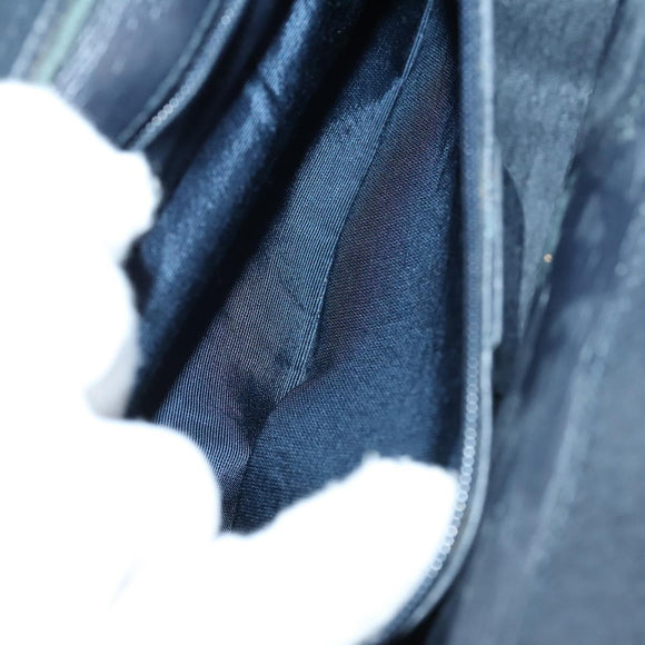 GUCCI Hand Bag Leather 2way Black Silver 000 2058 0307 5 Auth 140270