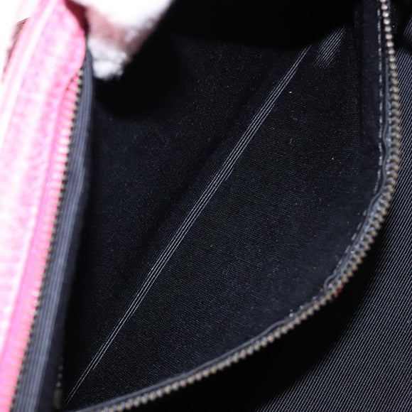 CELINE Hand Bag Leather Pink Auth 140272